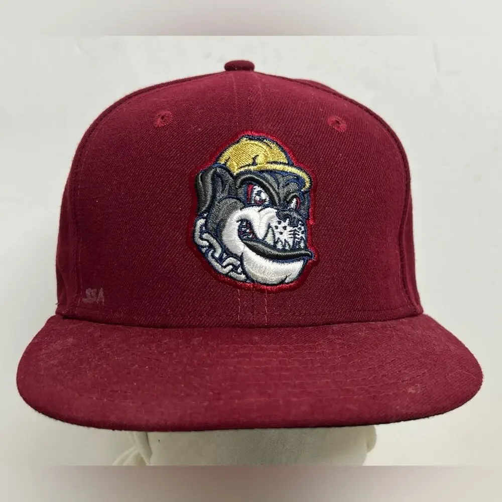 Game Worn Mahoning Valley Scrappers Hat - Pro Model by New Era - Fitted 7